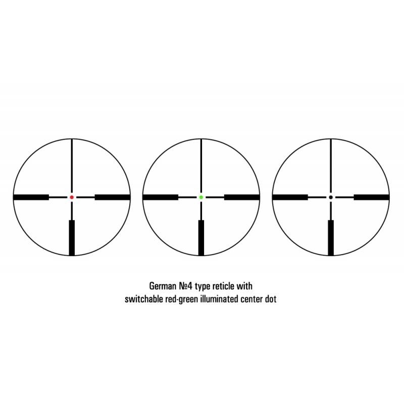 Puškohled Bering Optics Hunt 6-24x50 IR s osvětlenou osnovou 5
